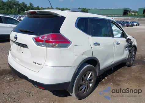 2016 Nissan Rogue Sl z USA, uszkodzony, nr VIN KNMAT2MV0GP712720
